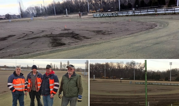 Bauabnahme in der Hauptstadt: WM-Oval top in Schuss