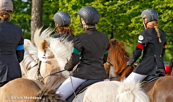 Stymmi, Alice, Naty, Anna-B., Pina trotzen Sommerhitze