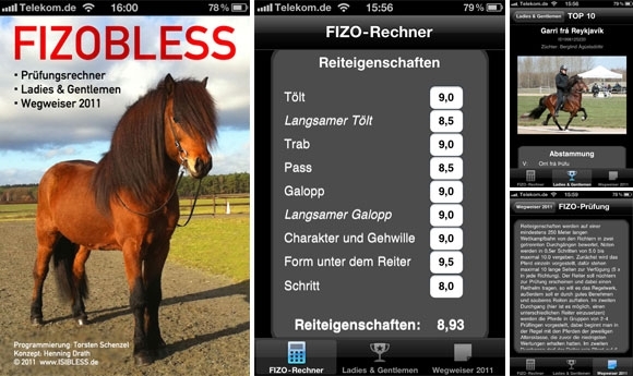 FIZObless startklar: Neue iPhone-App für Zucht-Fans