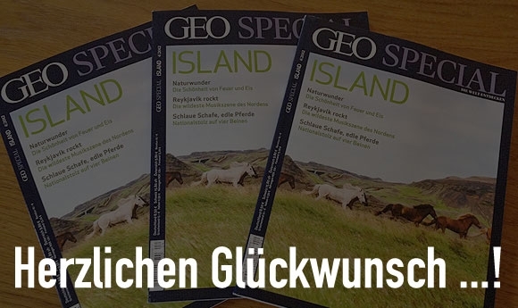 Gratulation an 5 GEO-Gewinner und nun gute Lektüre!