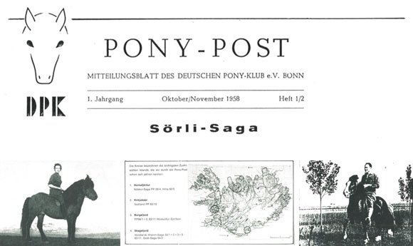 Sörli, Hreinn, Nökkvi, Glaður: ‘Sagas’ der Pony-Post (1958)