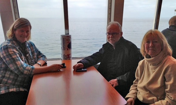 Vorstand auf Bootstour: Trio-Interview auf der Ostsee