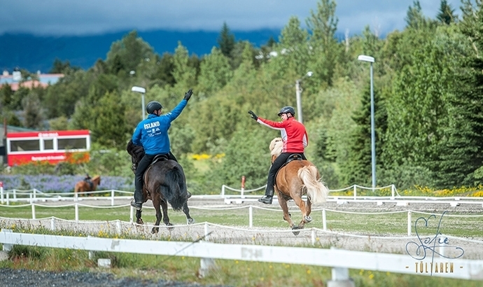 LM: Korka og Árni Björn sigruðu 150m skeiðið