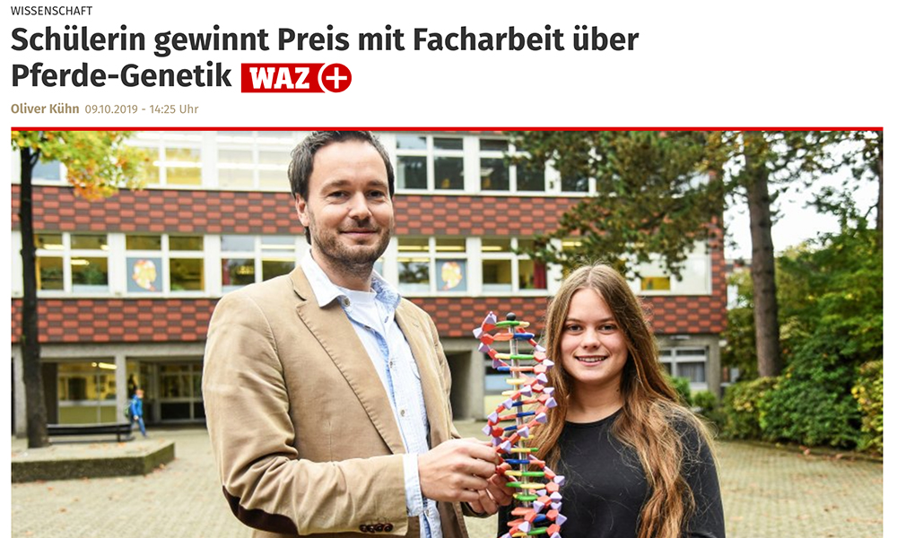 Wissenschafts-Prämie für Carlottas Passgen-Forschung