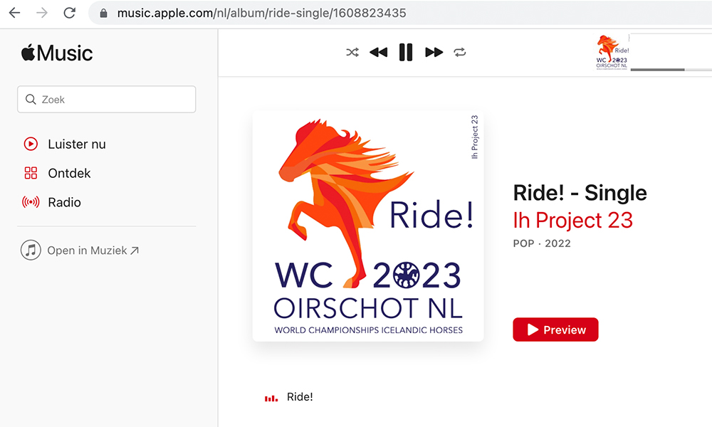 Ride! WM 2023 präsentiert offiziellen Oirschot-Song