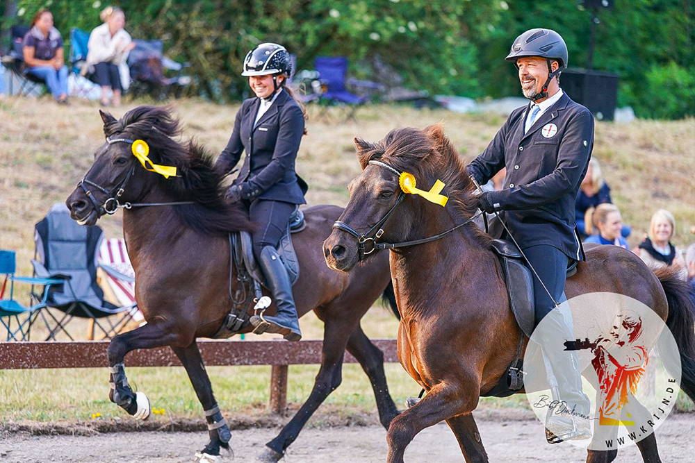 Thomas, Josi und Stephan auf Godemoor glücklich