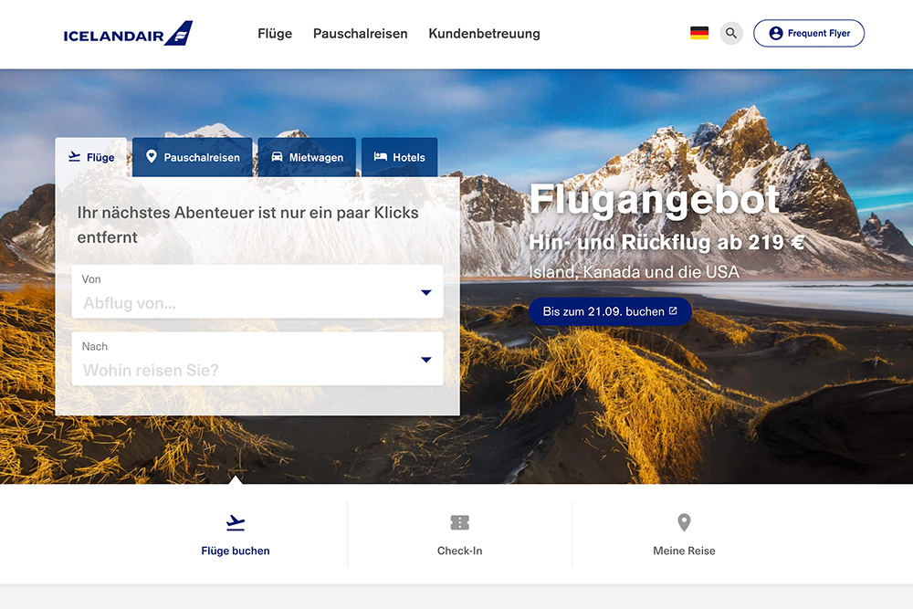 Masters-Gewinner fliegen mit Icelandair nach Island