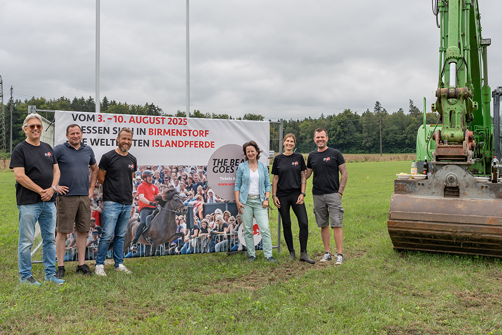 Spatenstich für die WM 2025 in Birmenstorf (CH)